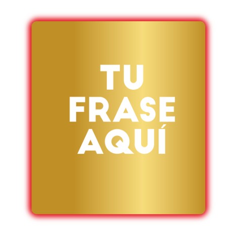 Cuadro Dorado Personalizable